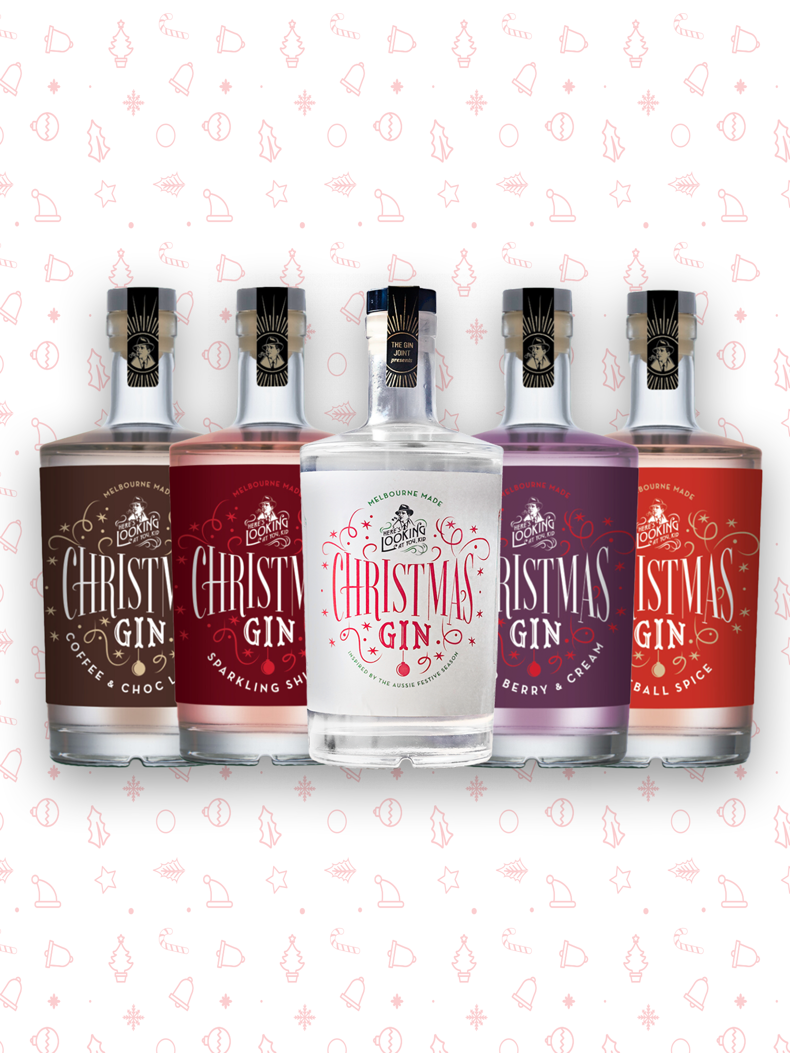 Light Up Christmas Gin & Liqueur Set